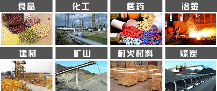 直徑1000型振動篩使用的行業:食品，化工，醫藥，冶金，建材，礦山，耐火材料，煤炭等行業。